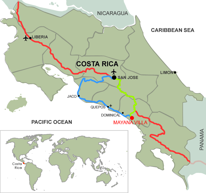 Villa Mayana Location Map